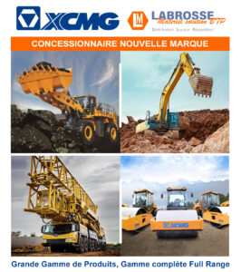 Engins XCMG disponibles chez Labrosse BTP